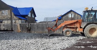 Отсыпка участка Рославль, цена от 205 р./куб.