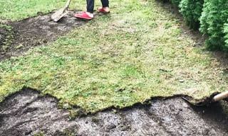 Снятие дерна старого газона в Рославле – от 513 руб. | 2Землекопа-Рлв